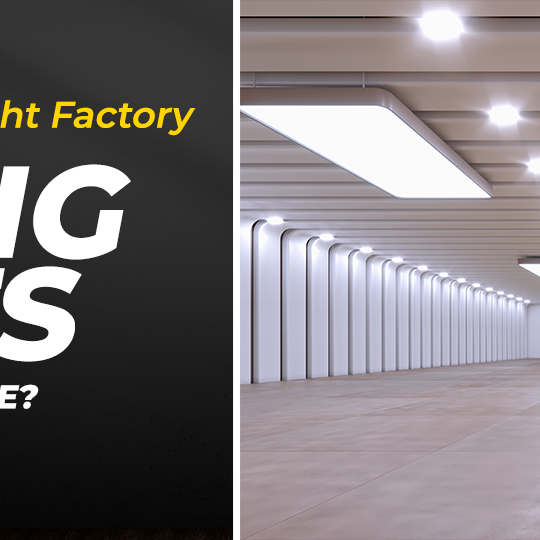 How Do I Choose the Right Factory Ceiling Lights for My Workspace?