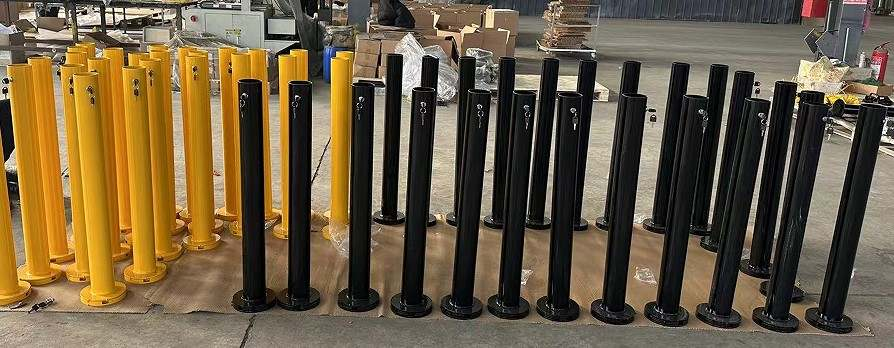 Removable Bollards with Locks Black in stock!!