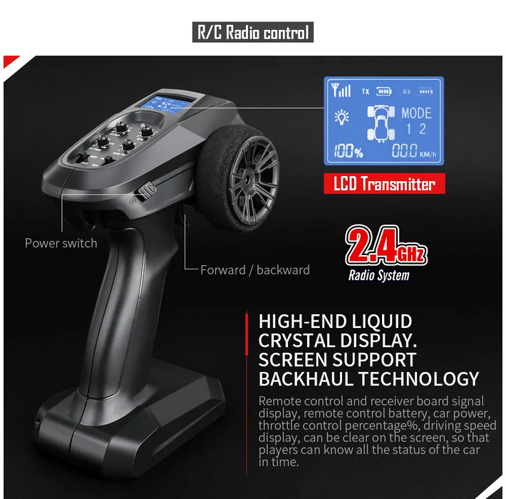 N518 Raptor II 1/8th Scale RC Brushless motor!!