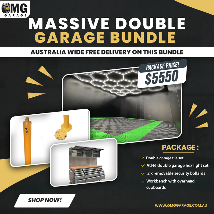Double Garage Massive Bundle - FREE SHIPPING BUNDLE and choose your colours!