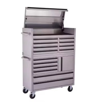 BIG and Beautiful Stainless Steel 14 Drawer Roller Tool Cabinet Tool Box NEW PRODUCT!!