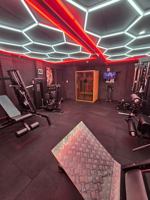 AMAZING COLOUR HEX LIGHTS 14 GRID with Red Border Hexagon LED Lights ATL44 Australian Certified!