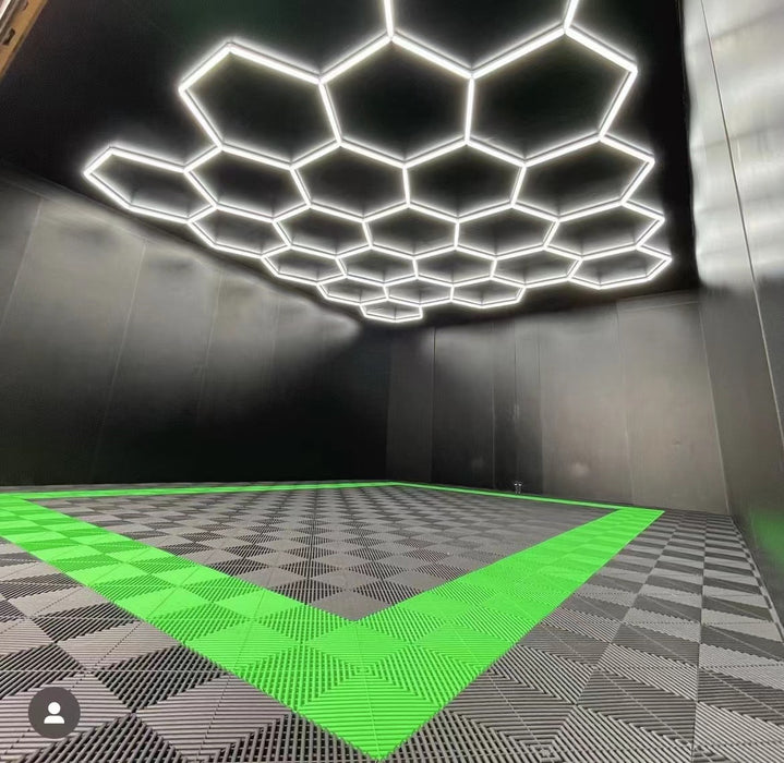 Double Garage THE PACKAGE!! Floor and HEX LIGHT set