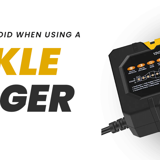 Common Mistakes to Avoid When Using a Trickle Charger