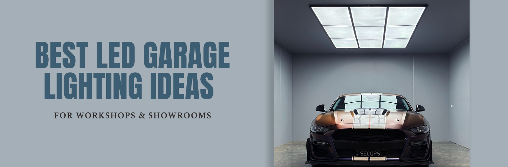 Best LED Garage Lighting Ideas for Workshops & Showrooms