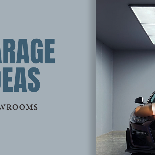 Best LED Garage Lighting Ideas for Workshops & Showrooms