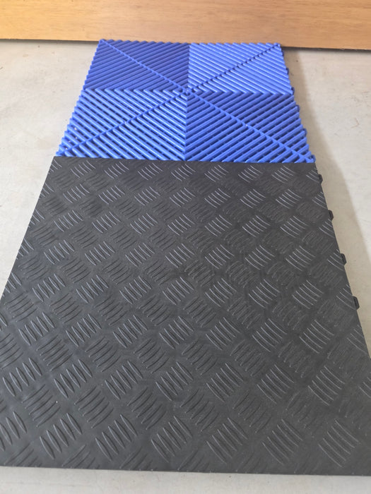 OMG PRO Solid Deck Interlocking Garage Floor Tiles – Heavy-Load, Non-Slip Surface