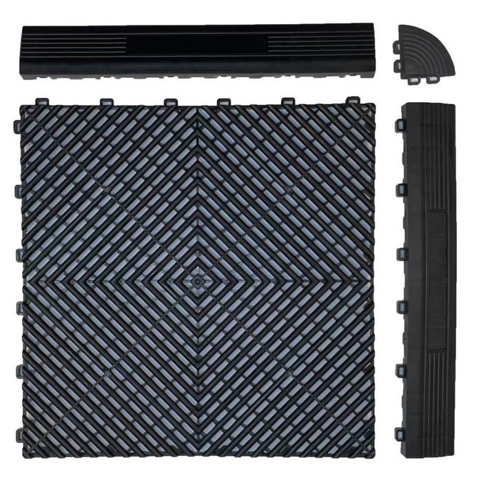 Modular Interlocking Garage Flooring Tiles | OMG Garage