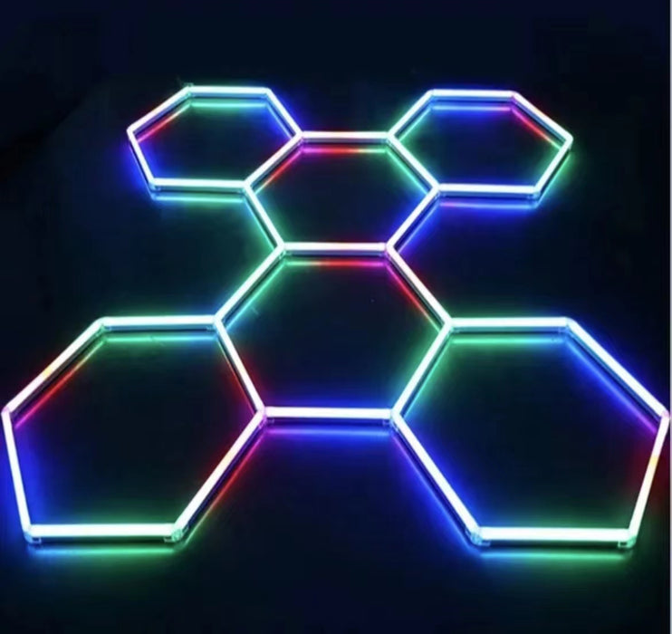 Customised Hexagon LED Lights ATL34