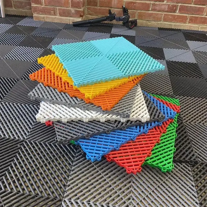Modular Interlocking Garage Flooring Tiles | OMG Garage