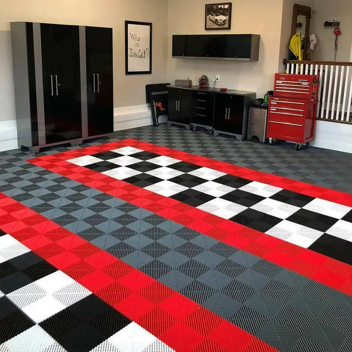 Modular Interlocking Garage Flooring Tiles | OMG Garage