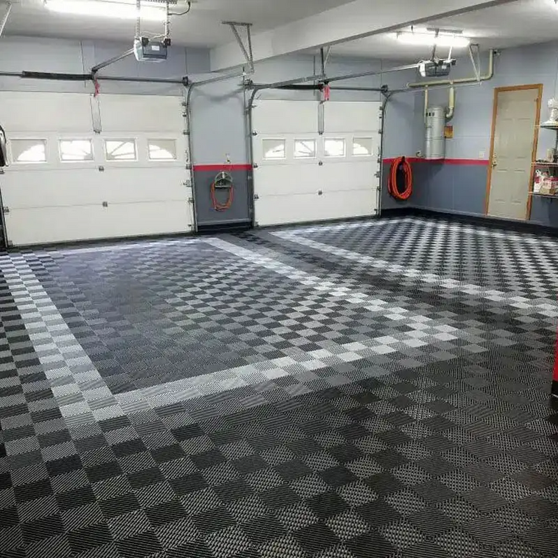 Modular Interlocking Garage Flooring Tiles OMG Garage