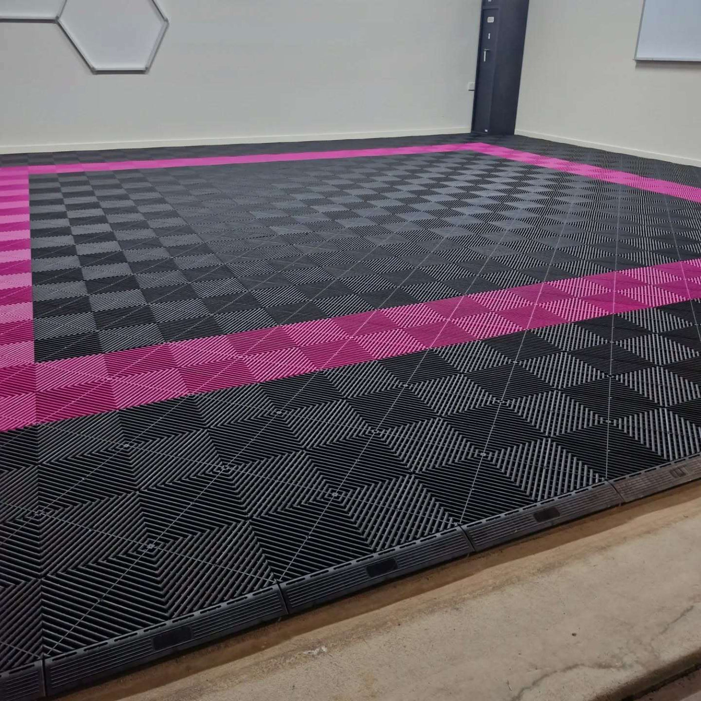 Modular Interlocking Garage Flooring Tiles Suits 6M X 6M | OMG Garage
