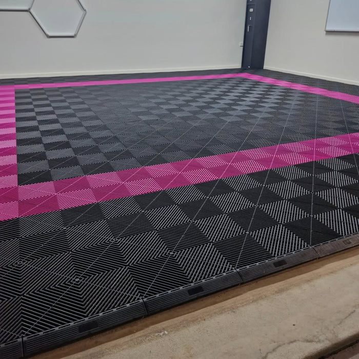 Double Garage Modular Floor Tile Kit – Full Coverage Interlocking Garage Flooring System