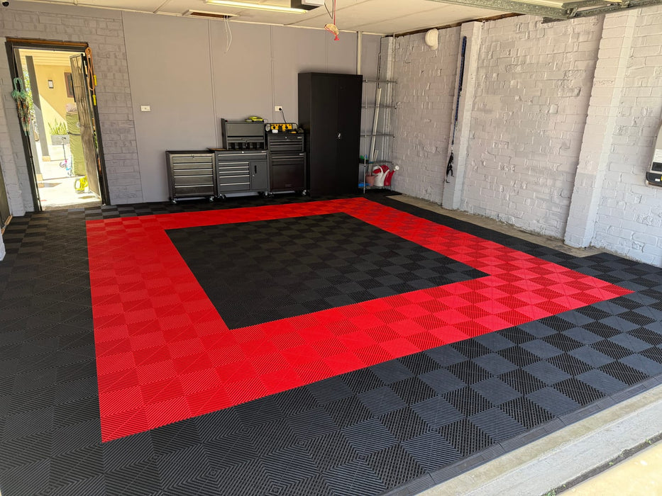 Modular Interlocking Garage Flooring Tiles