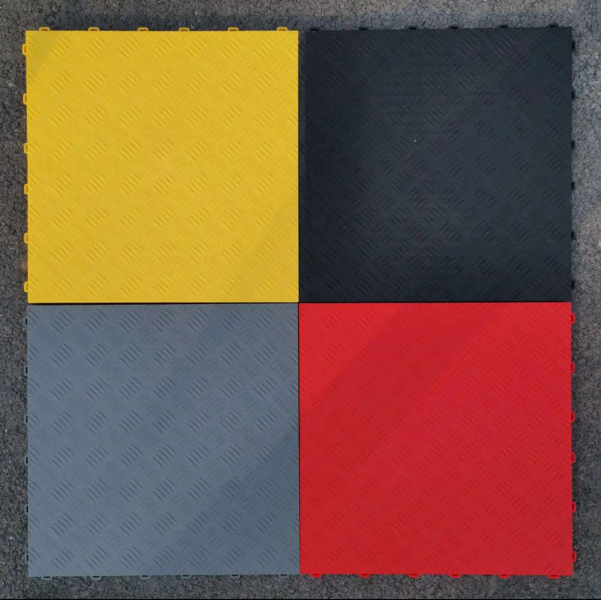 Solid Interlocking Premium Modular Interlocking Garage Solid Deck Flooring Tiles | OMG Garage