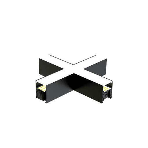APL58 X-corner junction component with black housing and visible terminal connections